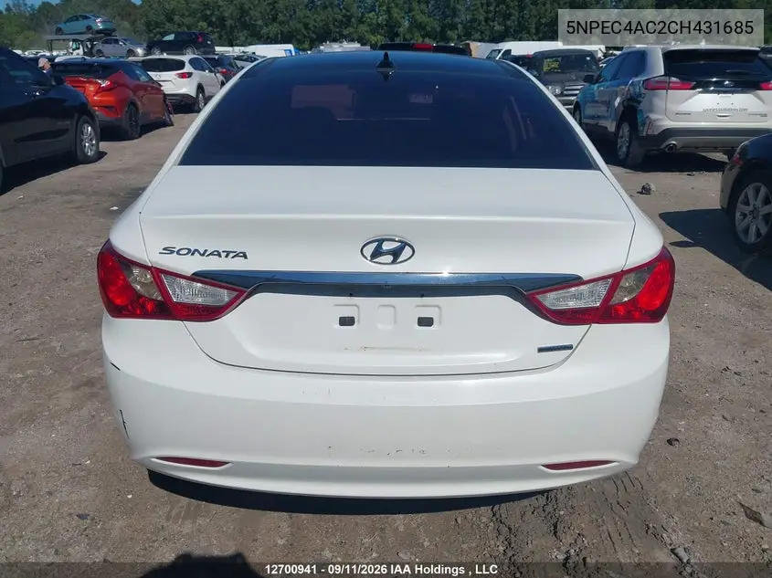 2012 HYUNDAI SONATA VIN 5NPEC4AC2CH431685 — фото 16