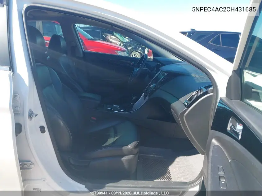 2012 HYUNDAI SONATA VIN 5NPEC4AC2CH431685 — фото 5