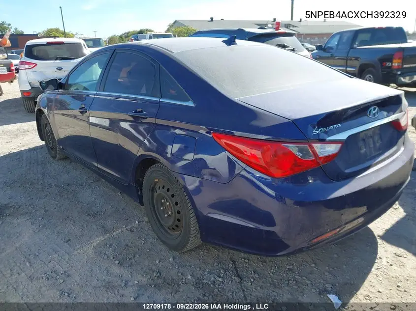 2012 HYUNDAI SONATA VIN 5NPEB4ACXCH392329 — фото 14