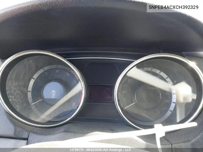 2012 HYUNDAI SONATA VIN 5NPEB4ACXCH392329 — фото 15