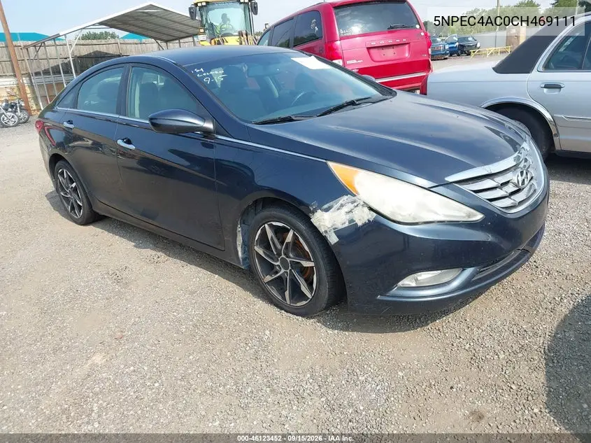 HYUNDAI SONATA 2012, VIN 5NPEC4AC0CH469111