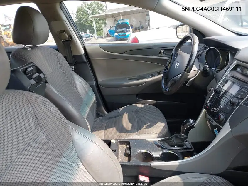 2012 HYUNDAI SONATA VIN 5NPEC4AC0CH469111 — фото 5