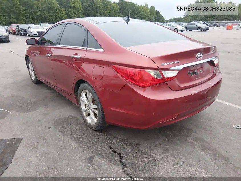 2012 HYUNDAI SONATA VIN 5NPEC4AC8CH323085 — фото 3