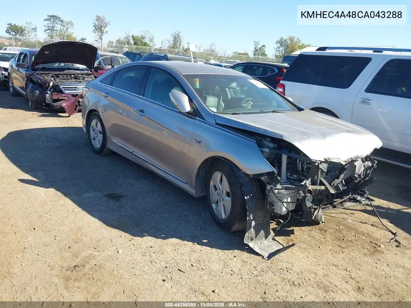 HYUNDAI SONATA 2012, VIN KMHEC4A48CA043288