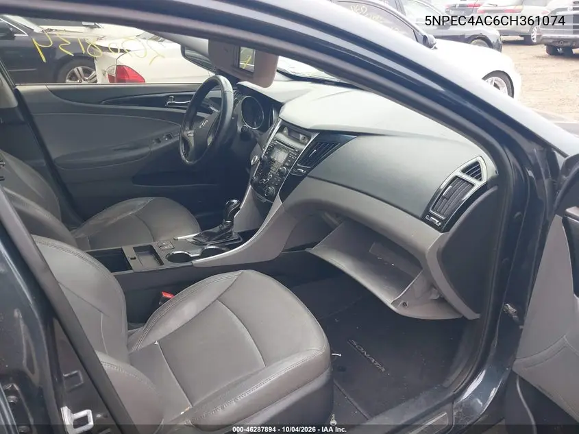 2012 HYUNDAI SONATA VIN 5NPEC4AC6CH361074 — фото 5