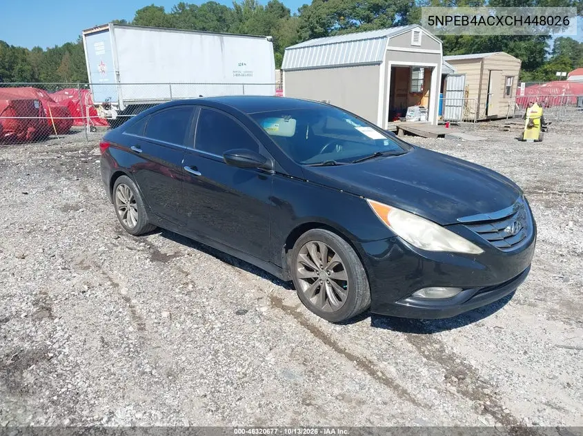 HYUNDAI SONATA 2012, VIN 5NPEB4ACXCH448026