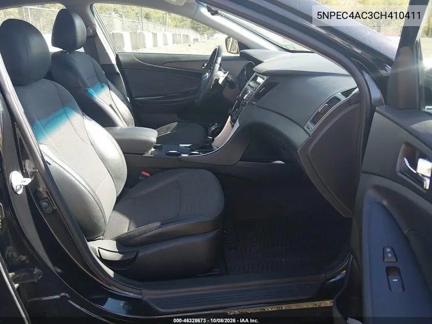 2012 HYUNDAI SONATA VIN 5NPEC4AC3CH410411 — фото 5