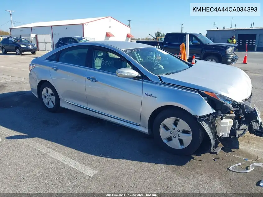HYUNDAI SONATA 2012, VIN KMHEC4A44CA034393