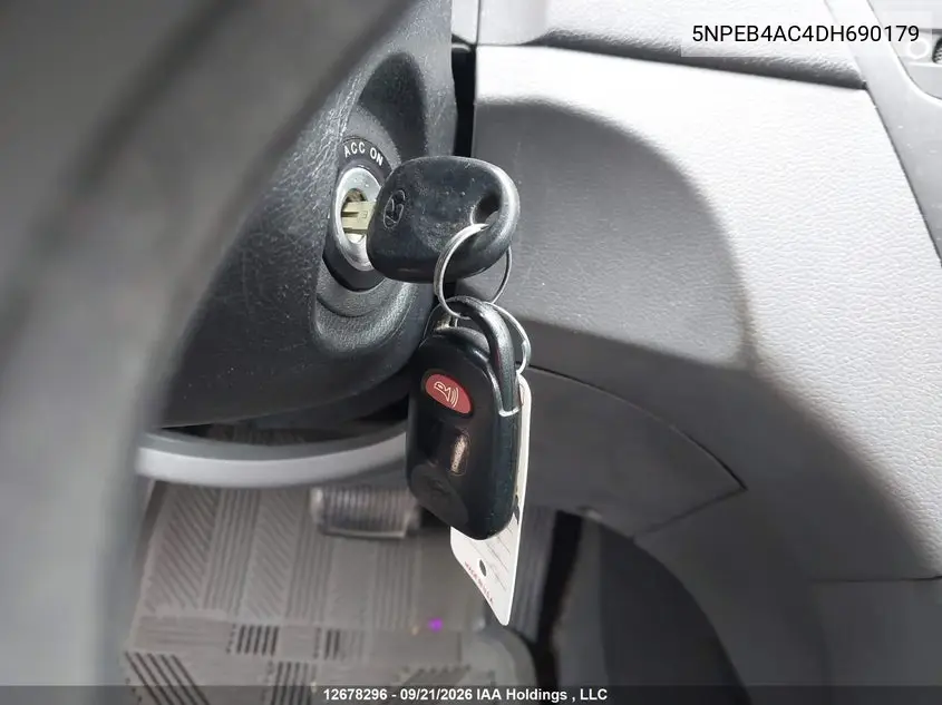 2013 HYUNDAI SONATA VIN 5NPEB4AC4DH690179 — фото 11