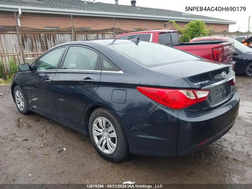 2013 HYUNDAI SONATA VIN 5NPEB4AC4DH690179 — фото 13