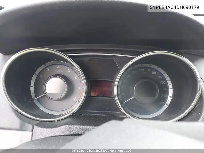 2013 HYUNDAI SONATA VIN 5NPEB4AC4DH690179 — фото 14
