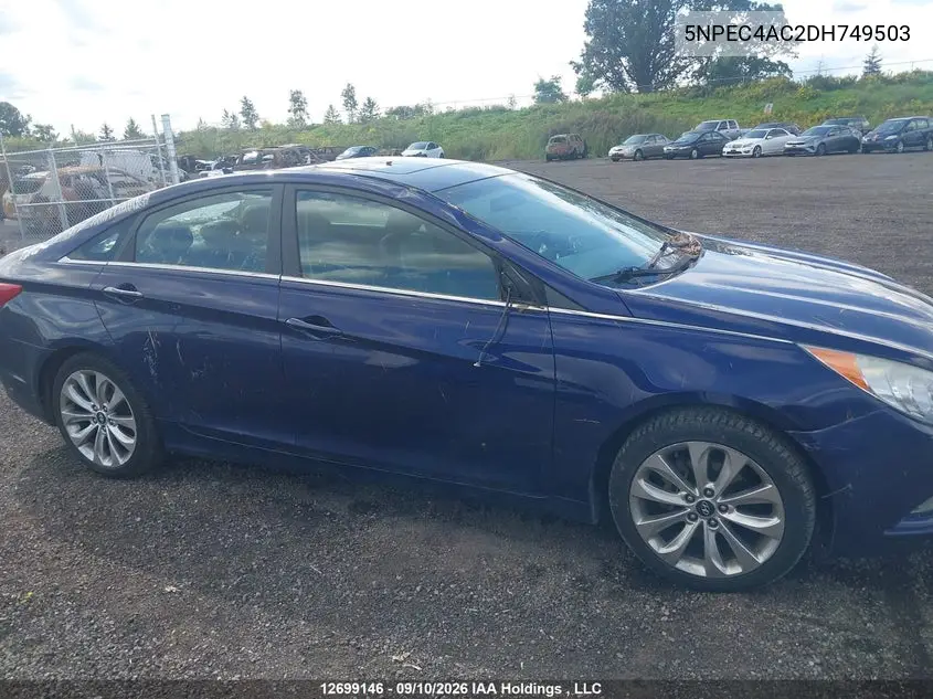 2013 HYUNDAI SONATA VIN 5NPEC4AC2DH749503 — фото 13