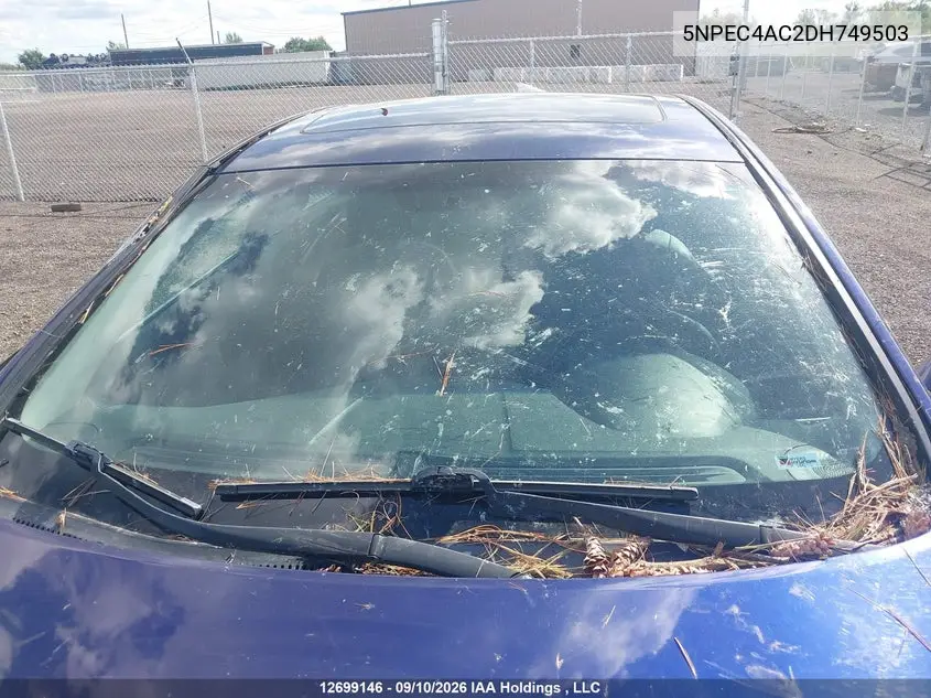 2013 HYUNDAI SONATA VIN 5NPEC4AC2DH749503 — фото 17