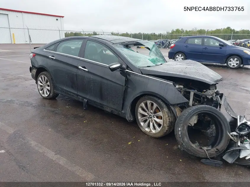 HYUNDAI SONATA 2013, VIN 5NPEC4AB8DH733765