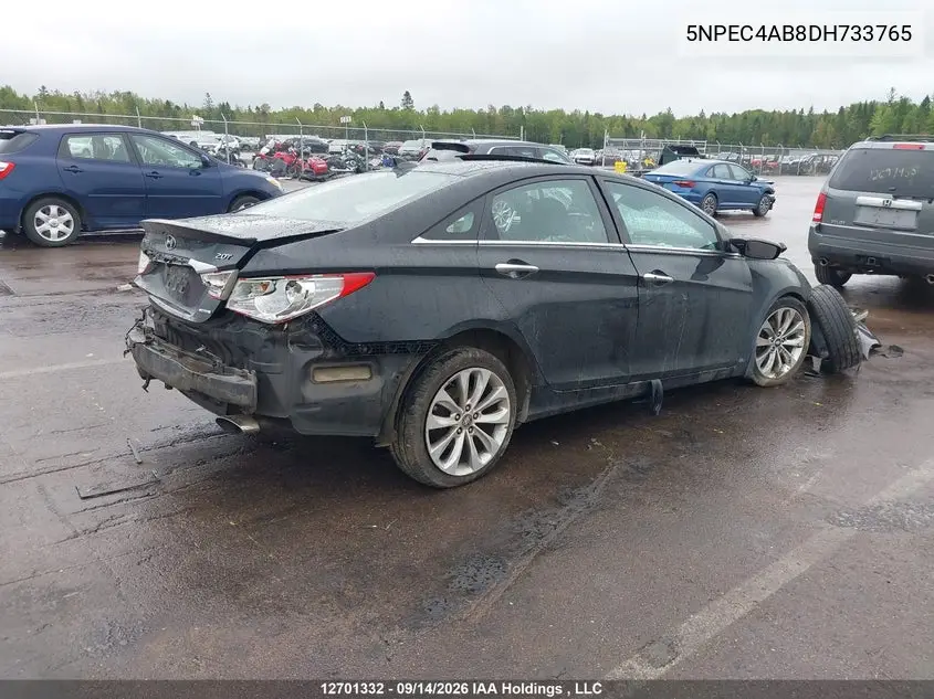 2013 HYUNDAI SONATA VIN 5NPEC4AB8DH733765 — фото 4