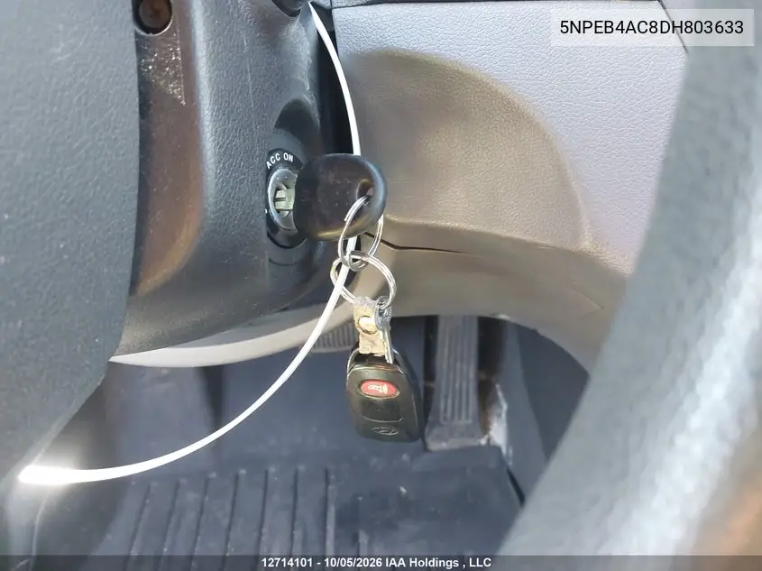 2013 HYUNDAI SONATA VIN 5NPEB4AC8DH803633 — фото 11