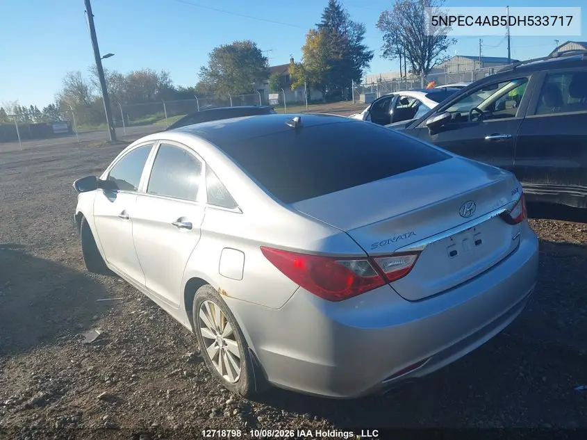 2013 HYUNDAI SONATA VIN 5NPEC4AB5DH533717 — фото 3