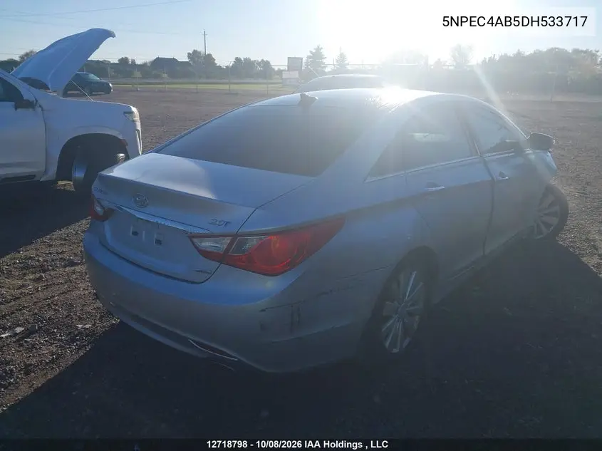 2013 HYUNDAI SONATA VIN 5NPEC4AB5DH533717 — фото 4