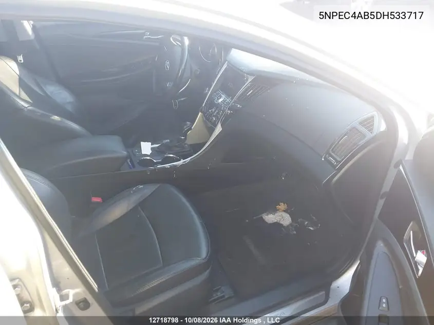 2013 HYUNDAI SONATA VIN 5NPEC4AB5DH533717 — фото 5