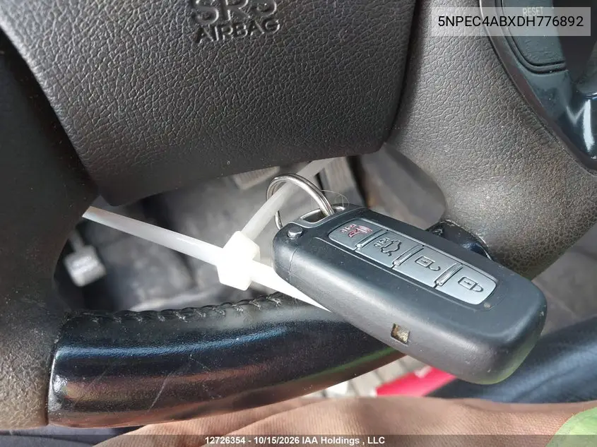 2013 HYUNDAI SONATA VIN 5NPEC4ABXDH776892 — фото 11