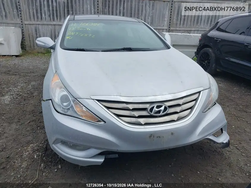 2013 HYUNDAI SONATA VIN 5NPEC4ABXDH776892 — фото 12