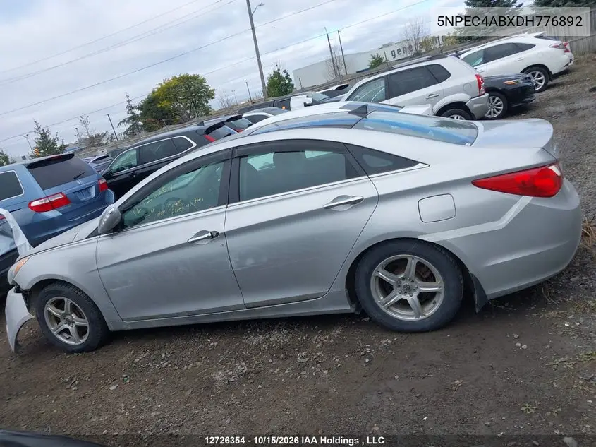 2013 HYUNDAI SONATA VIN 5NPEC4ABXDH776892 — фото 14