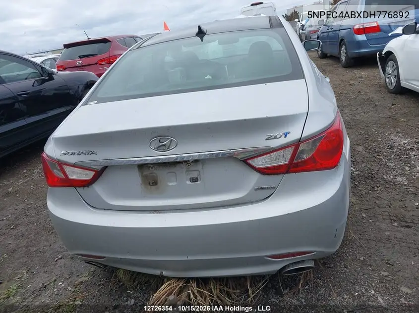 2013 HYUNDAI SONATA VIN 5NPEC4ABXDH776892 — фото 16