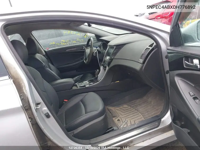 2013 HYUNDAI SONATA VIN 5NPEC4ABXDH776892 — фото 5