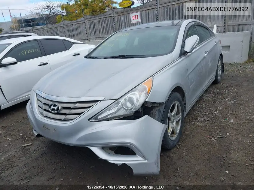 2013 HYUNDAI SONATA VIN 5NPEC4ABXDH776892 — фото 6