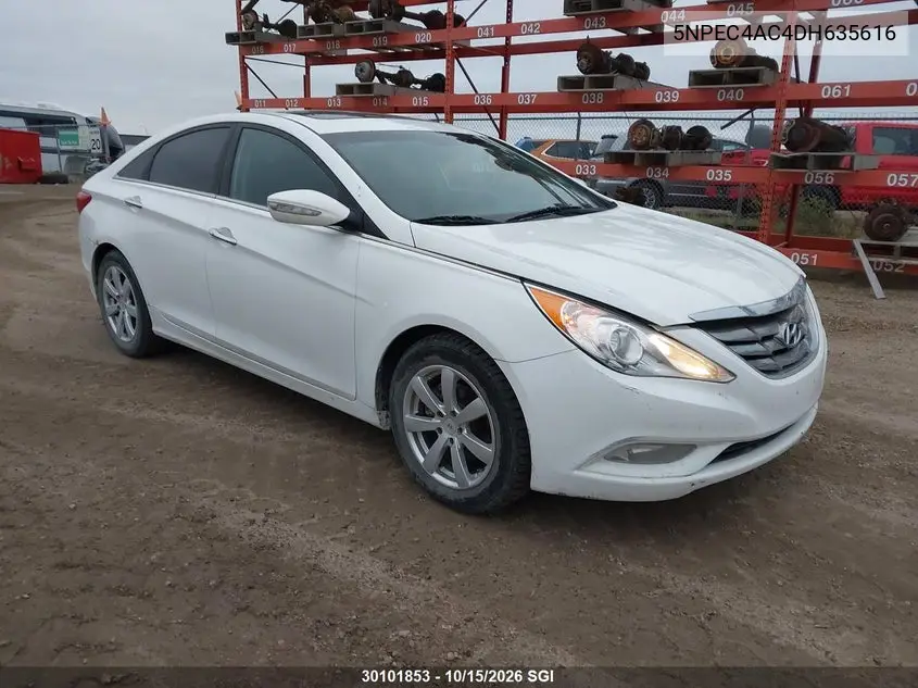 HYUNDAI SONATA 2013, VIN 5NPEC4AC4DH635616
