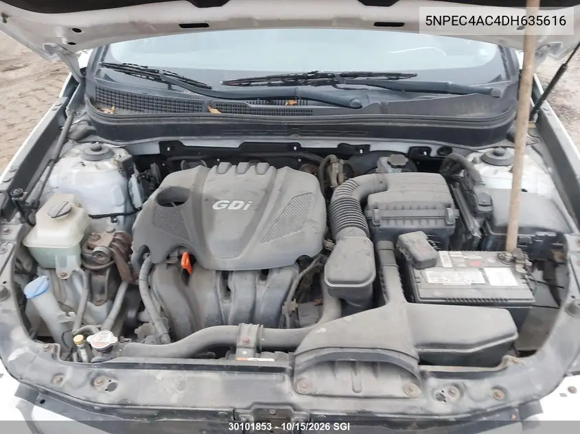 2013 HYUNDAI SONATA VIN 5NPEC4AC4DH635616 — фото 10