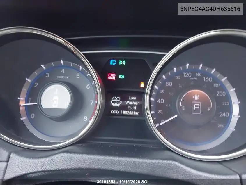 2013 HYUNDAI SONATA VIN 5NPEC4AC4DH635616 — фото 7