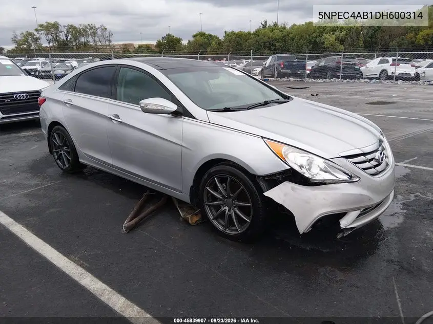 HYUNDAI SONATA 2013, VIN 5NPEC4AB1DH600314