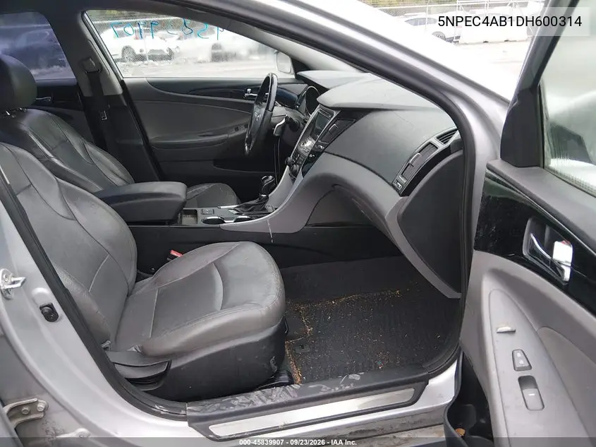 2013 HYUNDAI SONATA VIN 5NPEC4AB1DH600314 — фото 5