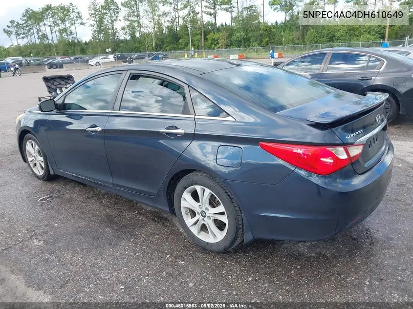2013 HYUNDAI SONATA VIN 5NPEC4AC4DH610649 — фото 3