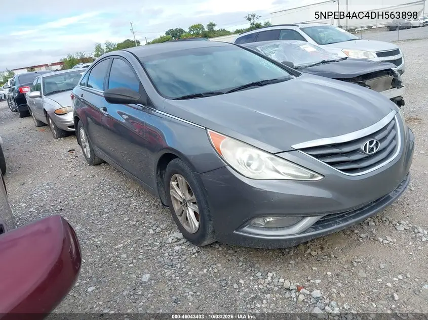 HYUNDAI SONATA 2013, VIN 5NPEB4AC4DH563898