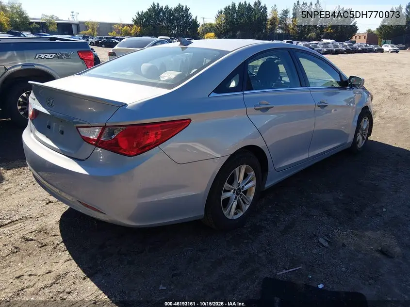 2013 HYUNDAI SONATA VIN 5NPEB4AC5DH770073 — фото 4