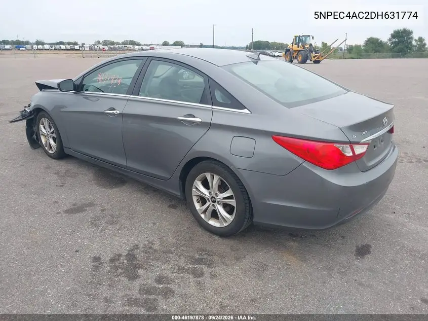 2013 HYUNDAI SONATA VIN 5NPEC4AC2DH631774 — фото 3