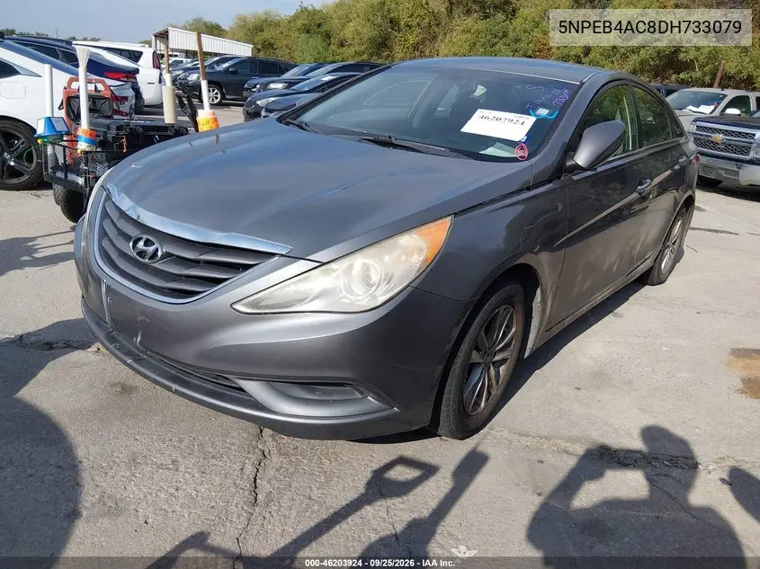 2013 HYUNDAI SONATA VIN 5NPEB4AC8DH733079 — фото 2