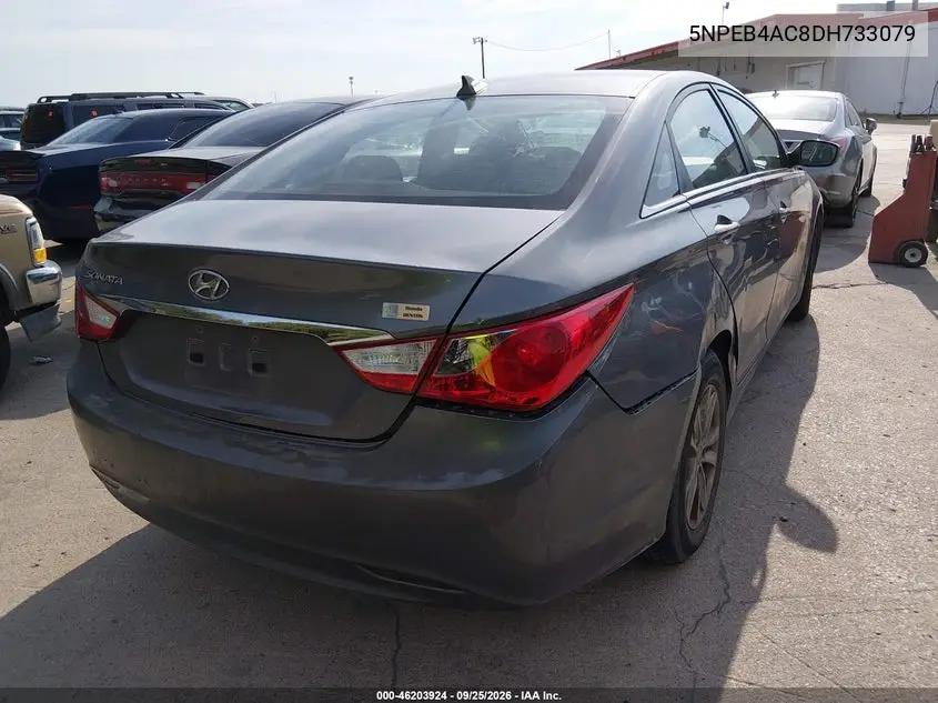 2013 HYUNDAI SONATA VIN 5NPEB4AC8DH733079 — фото 4
