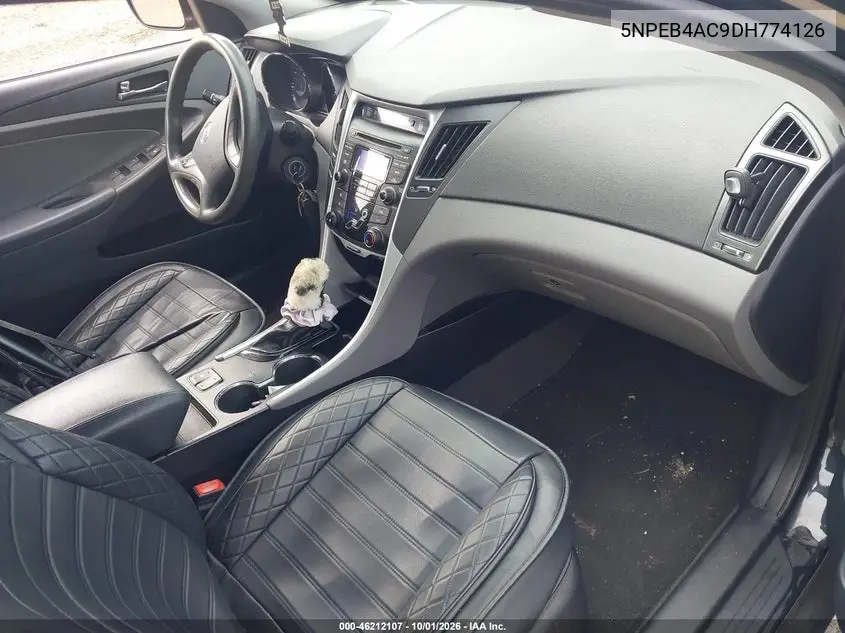 2013 HYUNDAI SONATA VIN 5NPEB4AC9DH774126 — фото 5