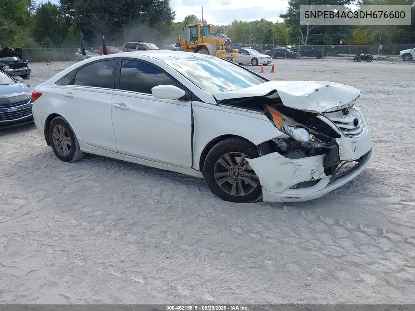 HYUNDAI SONATA 2013, VIN 5NPEB4AC3DH676600