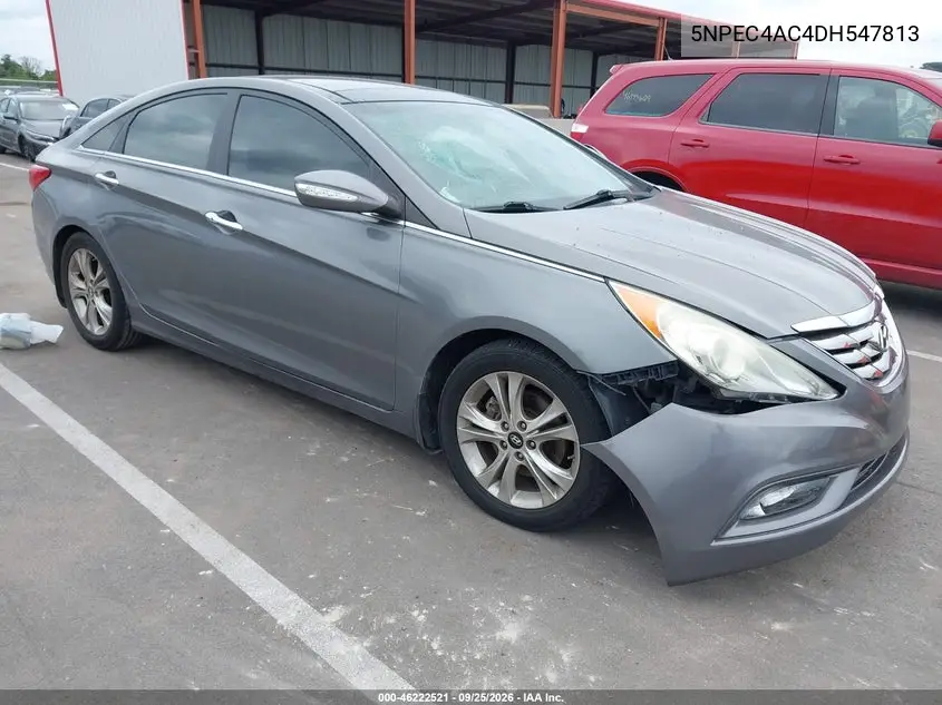 HYUNDAI SONATA 2013, VIN 5NPEC4AC4DH547813