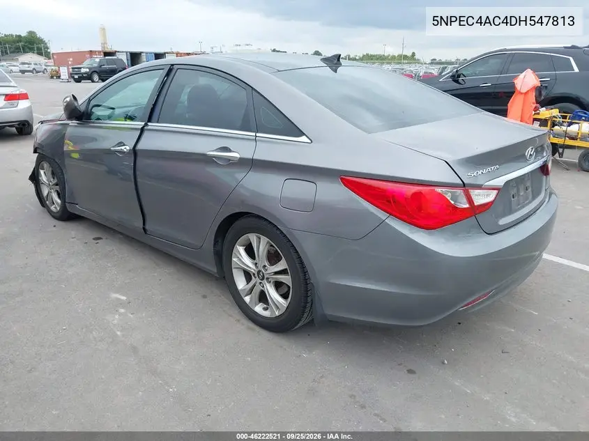 2013 HYUNDAI SONATA VIN 5NPEC4AC4DH547813 — фото 3