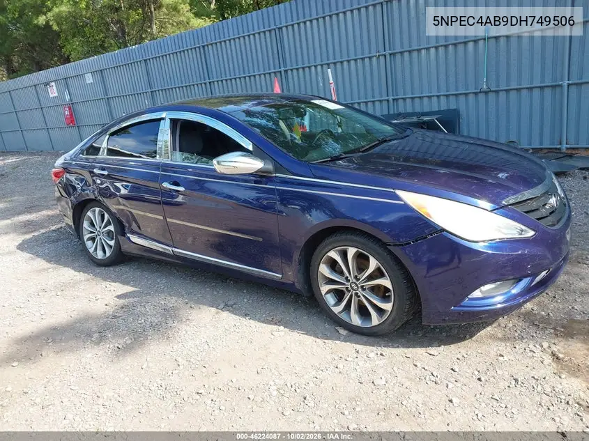 HYUNDAI SONATA 2013, VIN 5NPEC4AB9DH749506