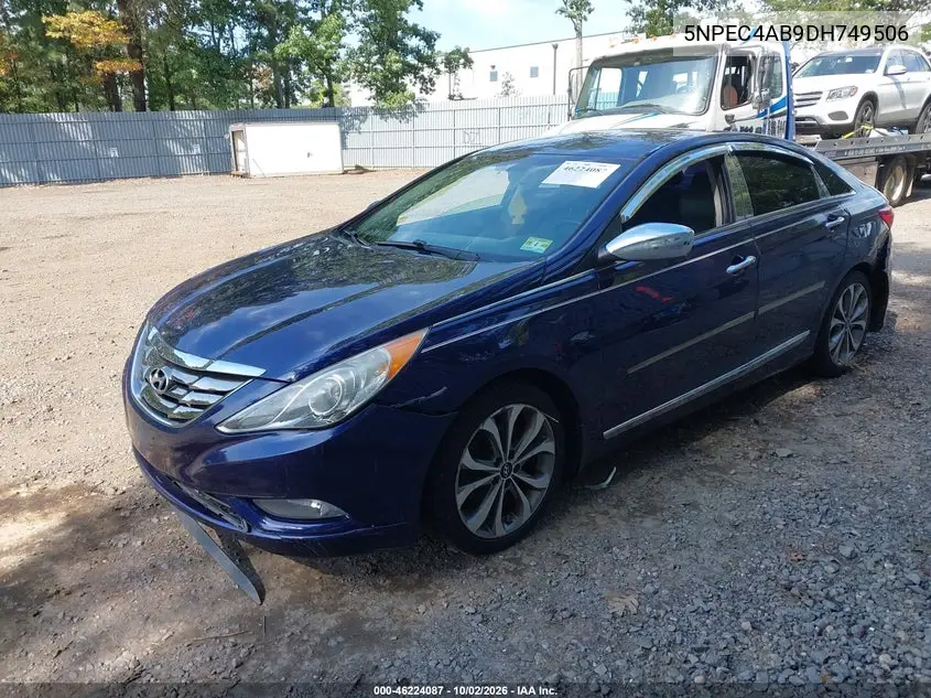 2013 HYUNDAI SONATA VIN 5NPEC4AB9DH749506 — фото 2