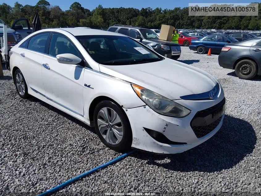 HYUNDAI SONATA 2013, VIN KMHEC4A45DA100578