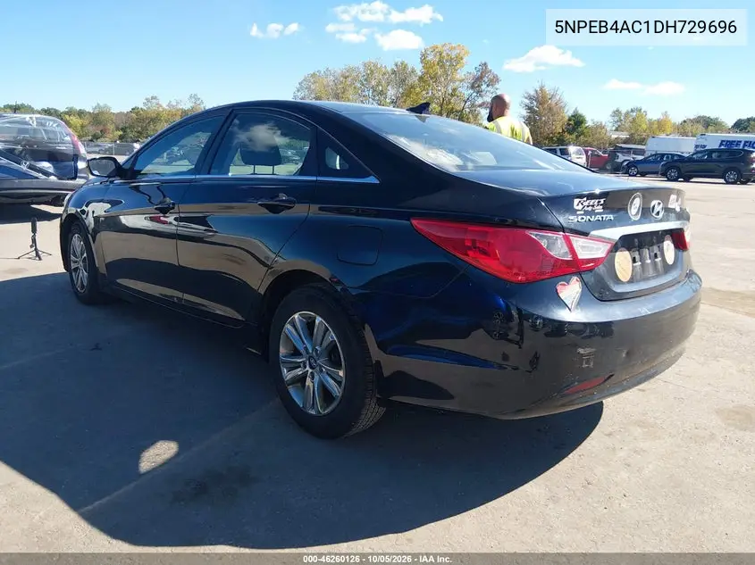 2013 HYUNDAI SONATA VIN 5NPEB4AC1DH729696 — фото 3