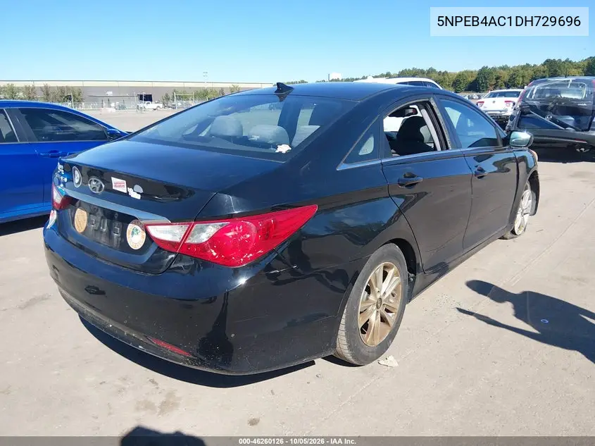 2013 HYUNDAI SONATA VIN 5NPEB4AC1DH729696 — фото 4