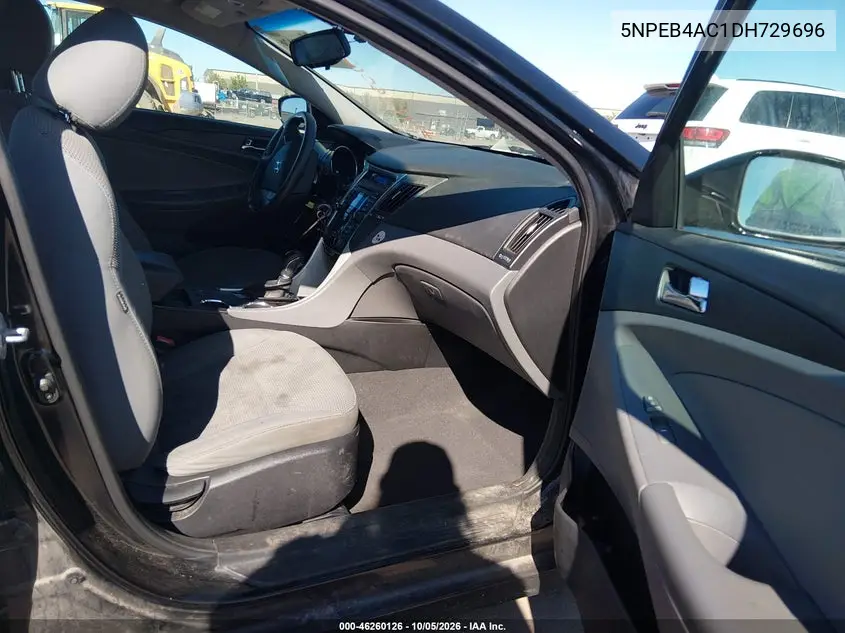2013 HYUNDAI SONATA VIN 5NPEB4AC1DH729696 — фото 5